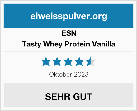 ESN Tasty Whey Protein Vanilla Test