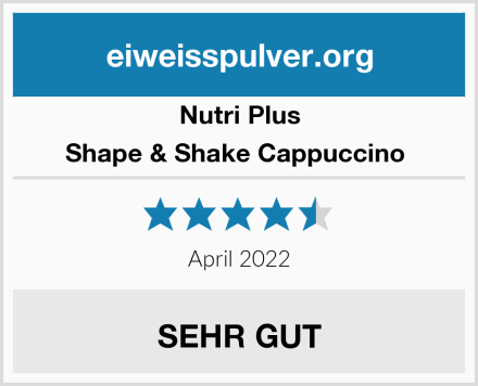 Nutri-Plus Shape & Shake Cappuccino  Test