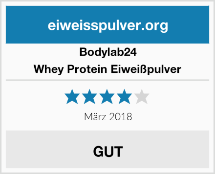 Bodylab24 Whey Protein Eiweißpulver Test