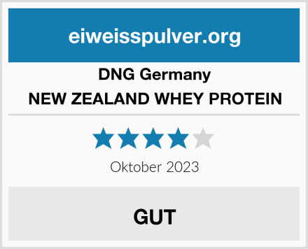 DNG Germany NEW ZEALAND WHEY PROTEIN Test