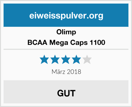 Olimp BCAA Mega Caps 1100 Test