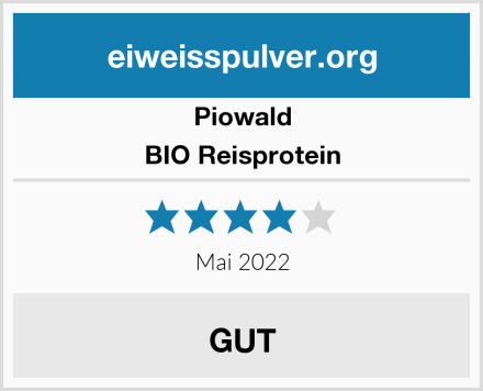 Piowald BIO Reisprotein Test