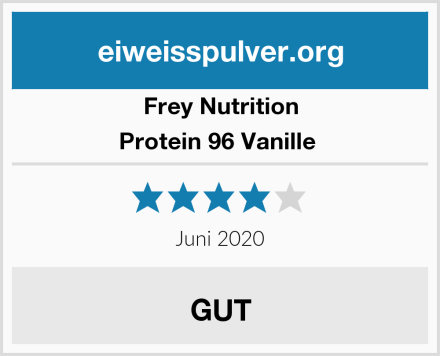 Frey Nutrition Protein 96 Vanille  Test