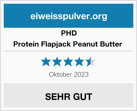 PHD Protein Flapjack Peanut Butter  Test