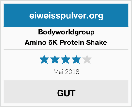 BodyWorldGroup Amino 6K Protein Shake Test