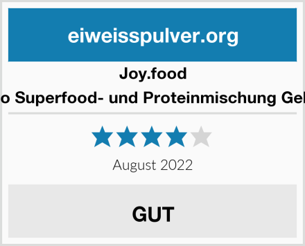 joy foods Bio Superfood- und Proteinmischung Gelb  Test