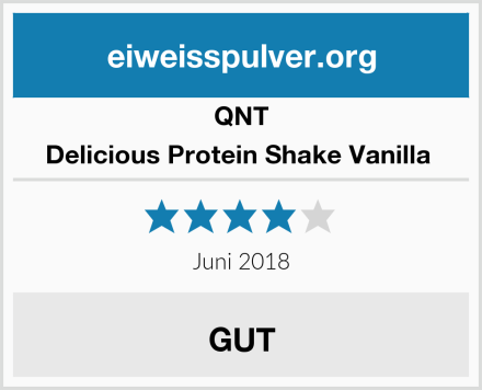QNT Delicious Protein Shake Vanilla  Test