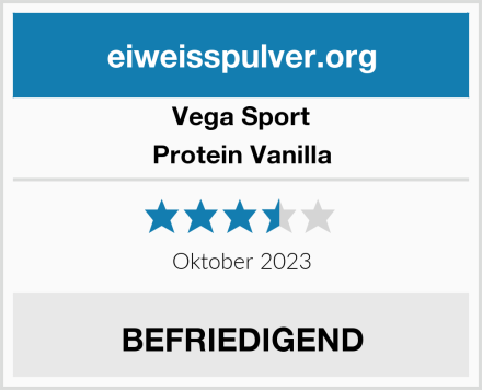 Vega Sport Protein Vanilla Test