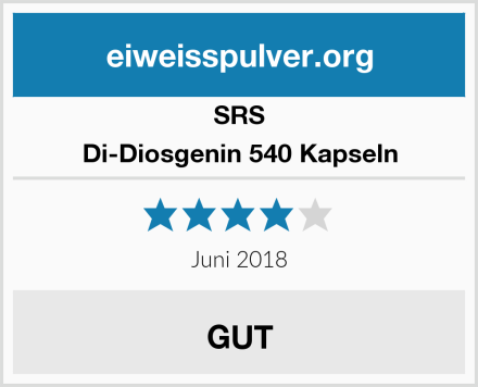 SRS Di-Diosgenin 540 Kapseln Test