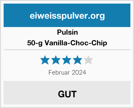 Pulsin 50-g Vanilla-Choc-Chip Test