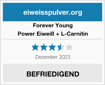 Forever Young Power Eiweiß + L-Carnitin Test
