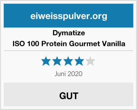 Dymatize ISO 100 Protein Gourmet Vanilla Test
