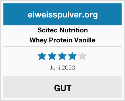 Scitec Nutrition Whey Protein Vanille Test
