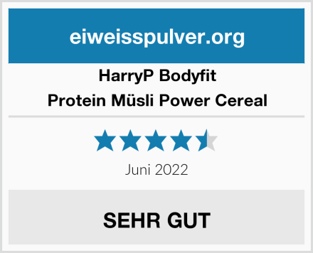 HarryP Bodyfit Protein Müsli Power Cereal Test