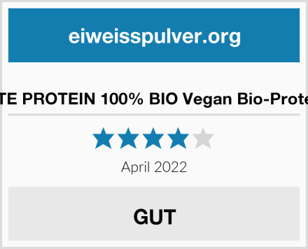  ULTIMATE PROTEIN 100% BIO Vegan Bio-Proteinpulver Test